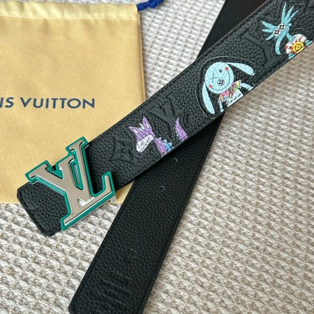 Mens Reversible Leather Belt — QC