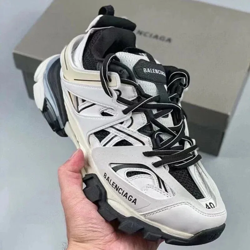 Balenciaga Track Grey Retro Dad Shoes — Photo 15