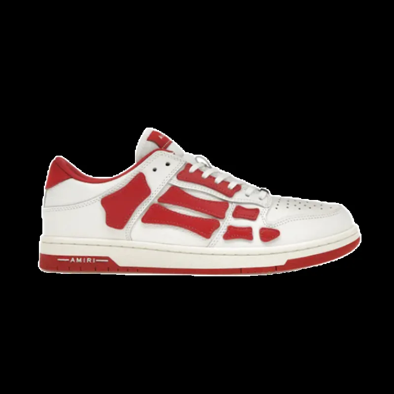 Amiri Skel Top Low White Black Lace-Up Sneakers — Photo 3