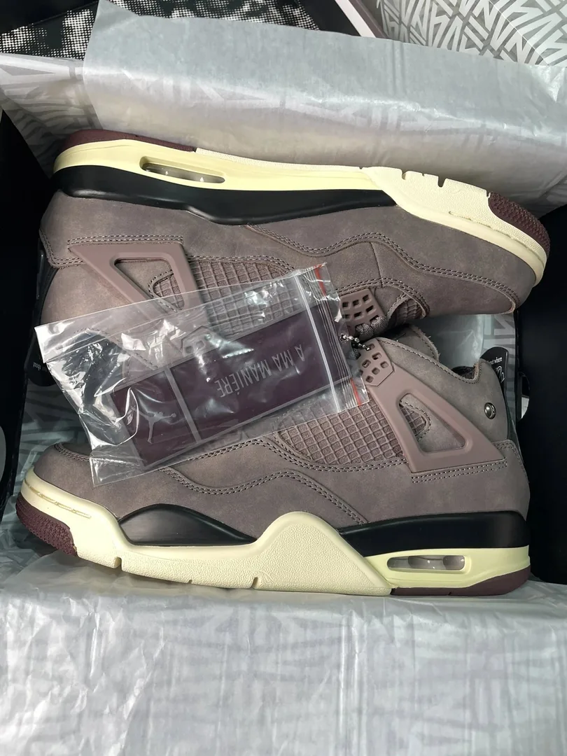Jordan 4 Black White MM4 Sneakers — photo 9