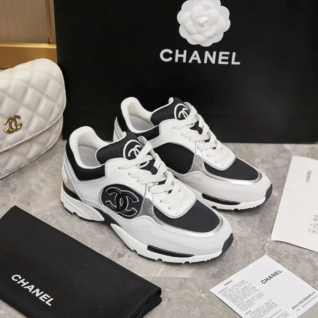 Chanel White Street Trainers — photo 10