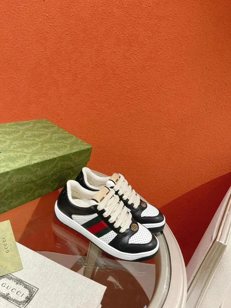 Gucci Screener Brown Skate Shoes — QC