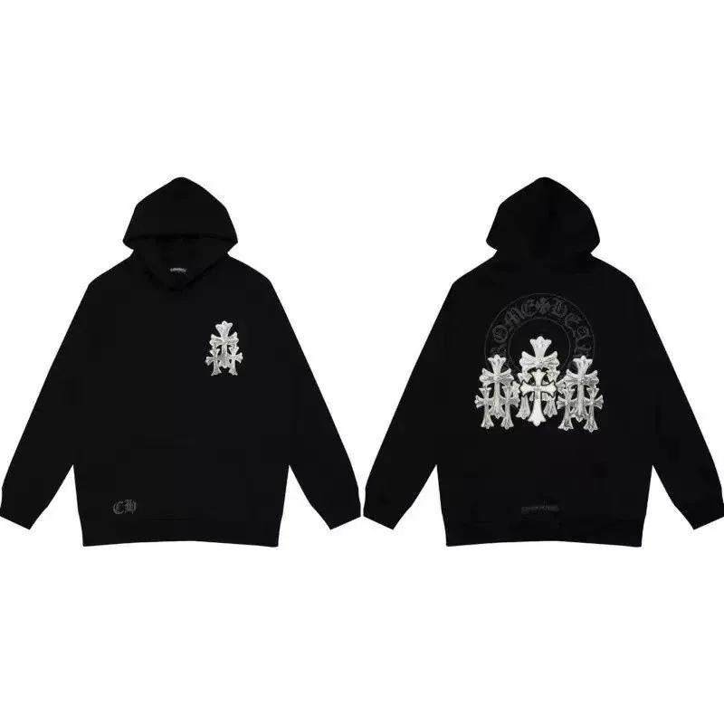 Graffiti Flame Cross Hoodie — Photo 7