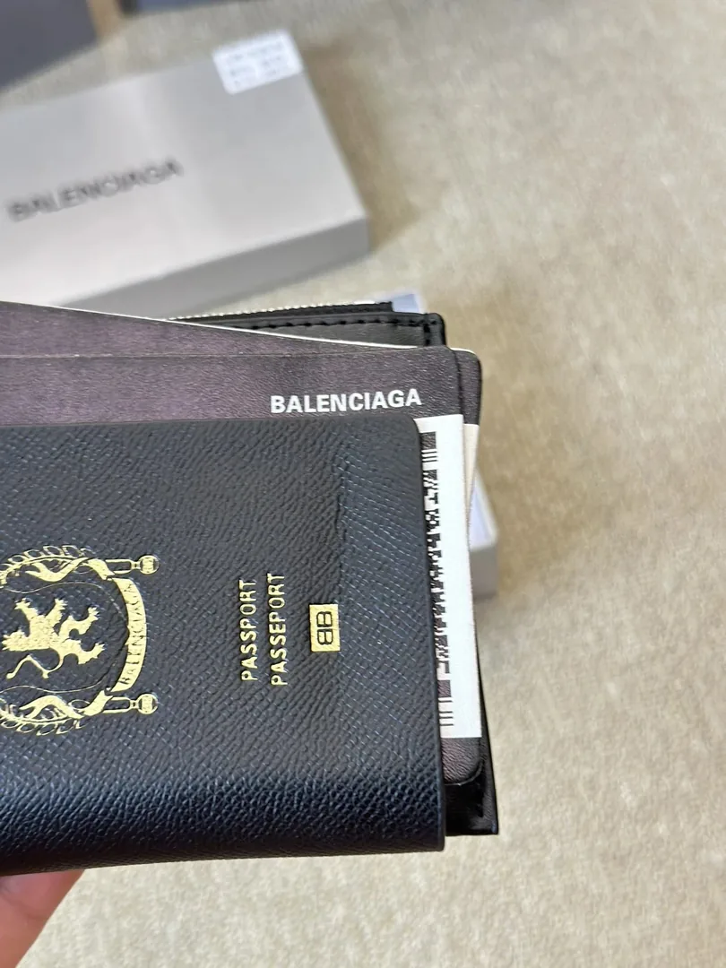 Balenciaga Leather Passport Holder — Photo 13