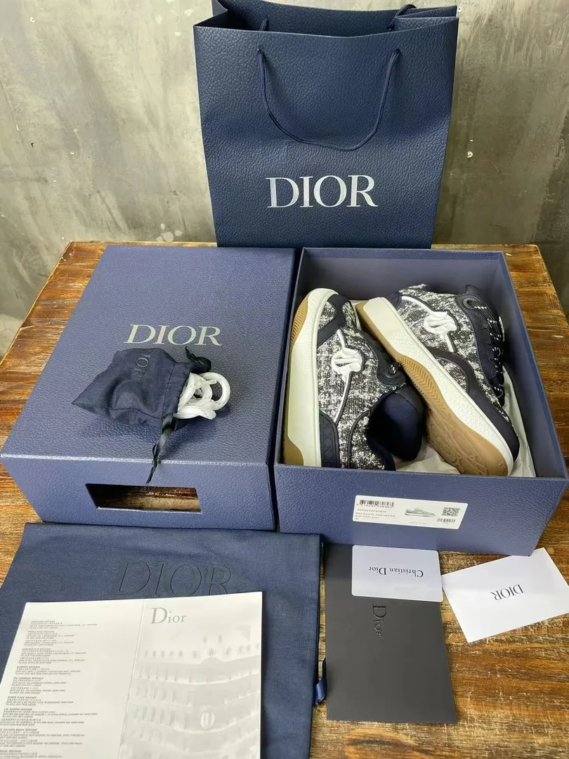 Dior Blue Puffy Chunky Sneakers — photo 10