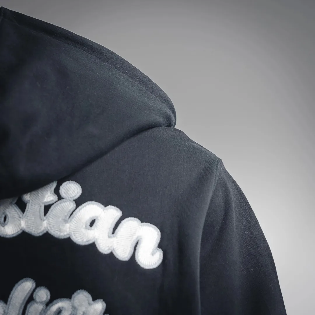 Signature Script Embroidered Hoodie — photo 10