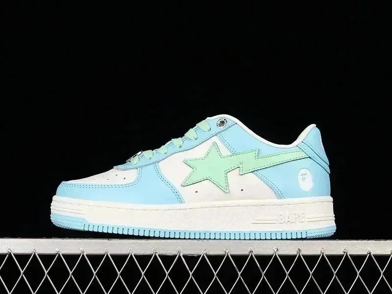 Bape Sta Camo Patent Star Skate Shoes — photo 6