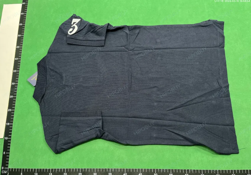 Embroidered Pique Cotton Polo Shirt — QC