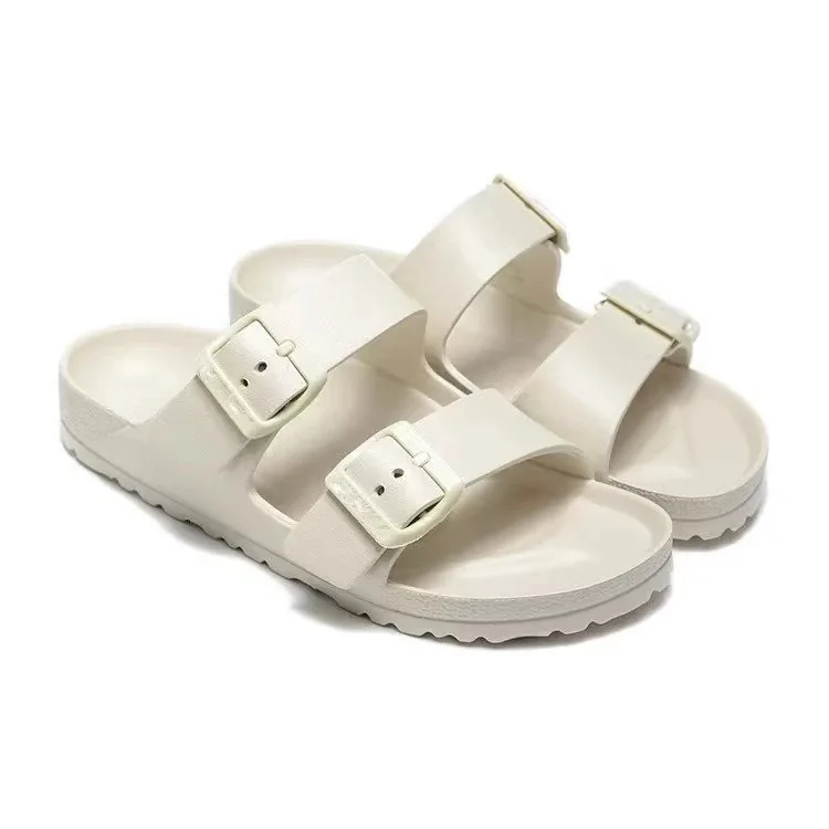 Birkenstock EVA Double-Buckle Slides — QC