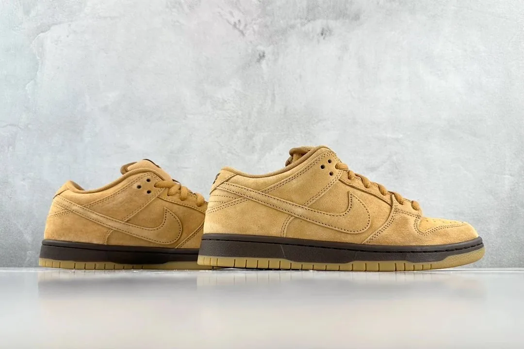 Nike SB Dunk Low Wheat Mocha Pro Sneakers — Photo 6