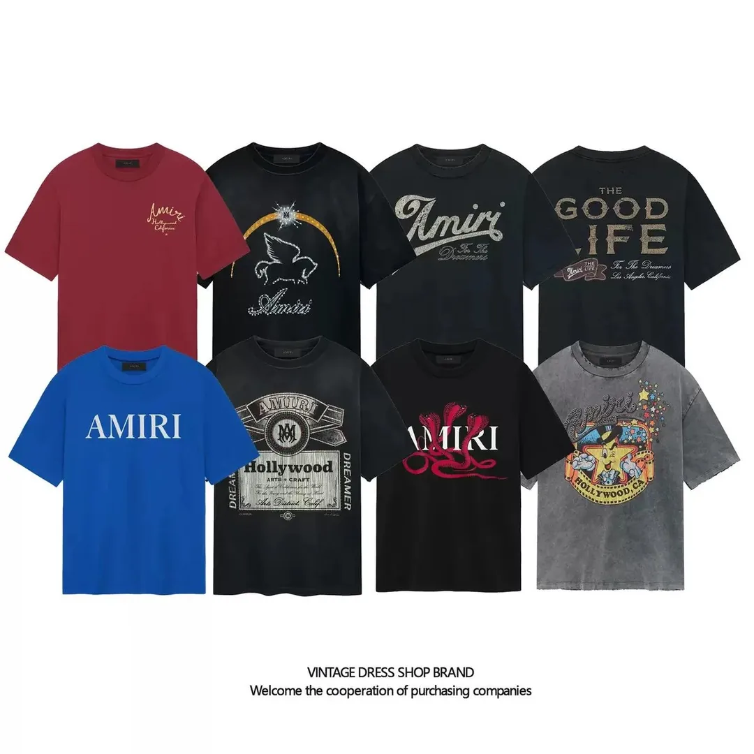 Amiri Vintage Washed Print T-Shirt