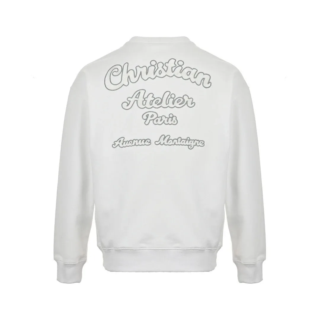 Signature Script Embroidered Hoodie — QC