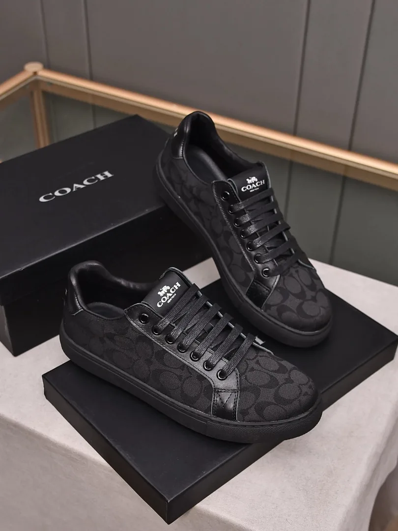 Coach Low-Top Lace-Up Sneakers — Photo 7