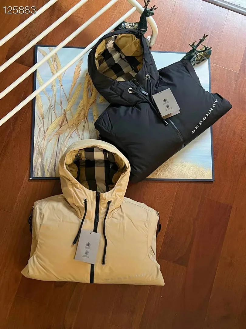 Plaid Hooded Down Jacket — photo 6