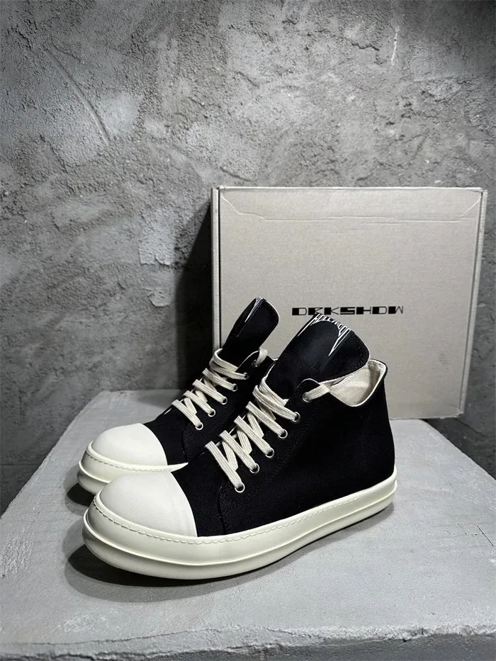 Rick Owens DRKSHDW Grey White Sneakers — photo 9