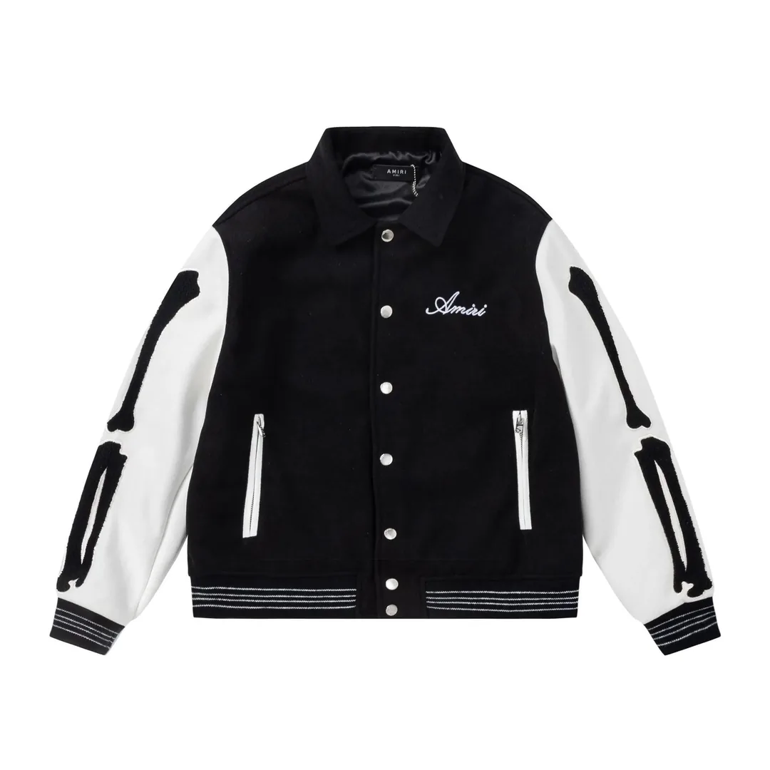 Amiri Embroidered Baseball Jacket — Photo 7