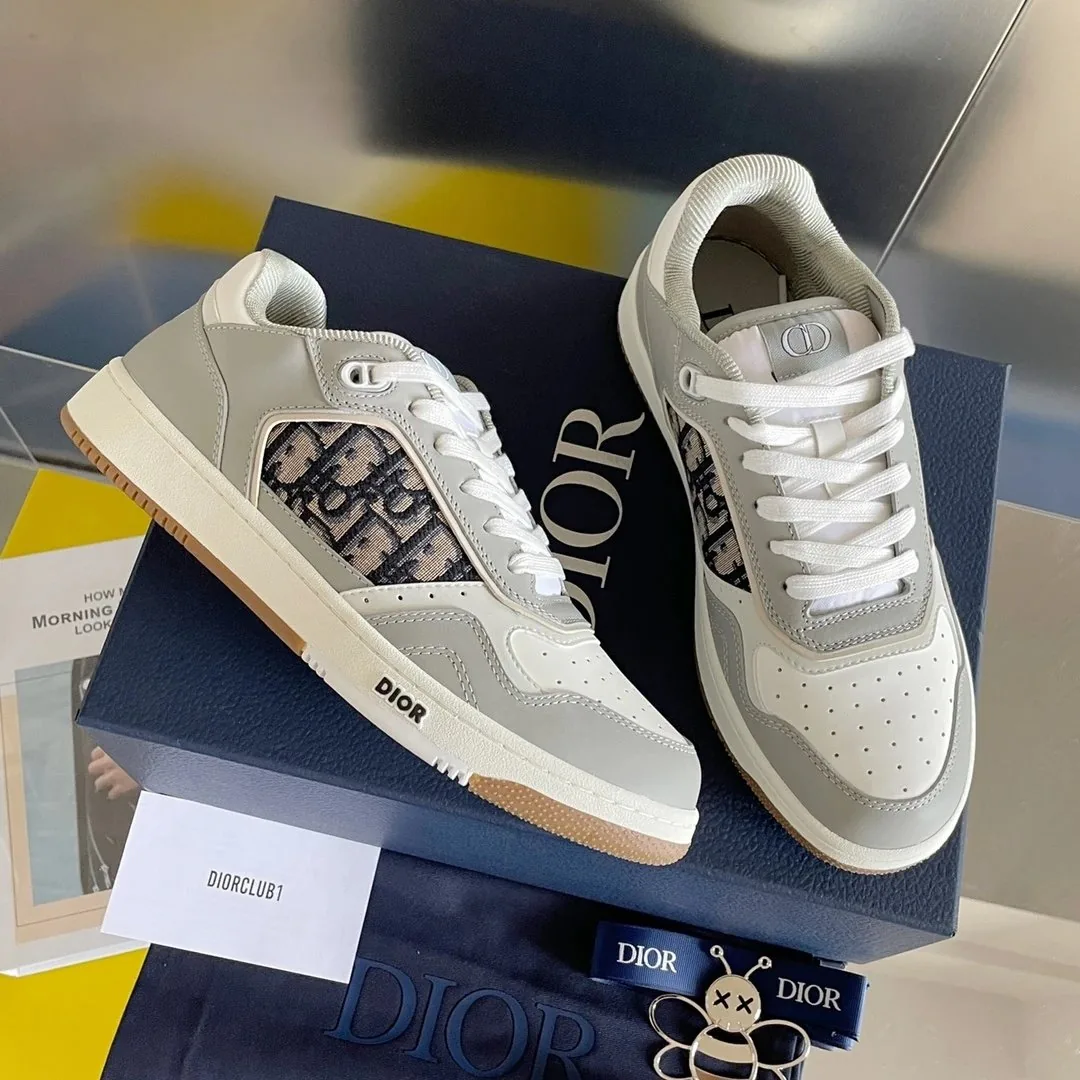 Dior B27 Black White Low Sneakers — Photo 14