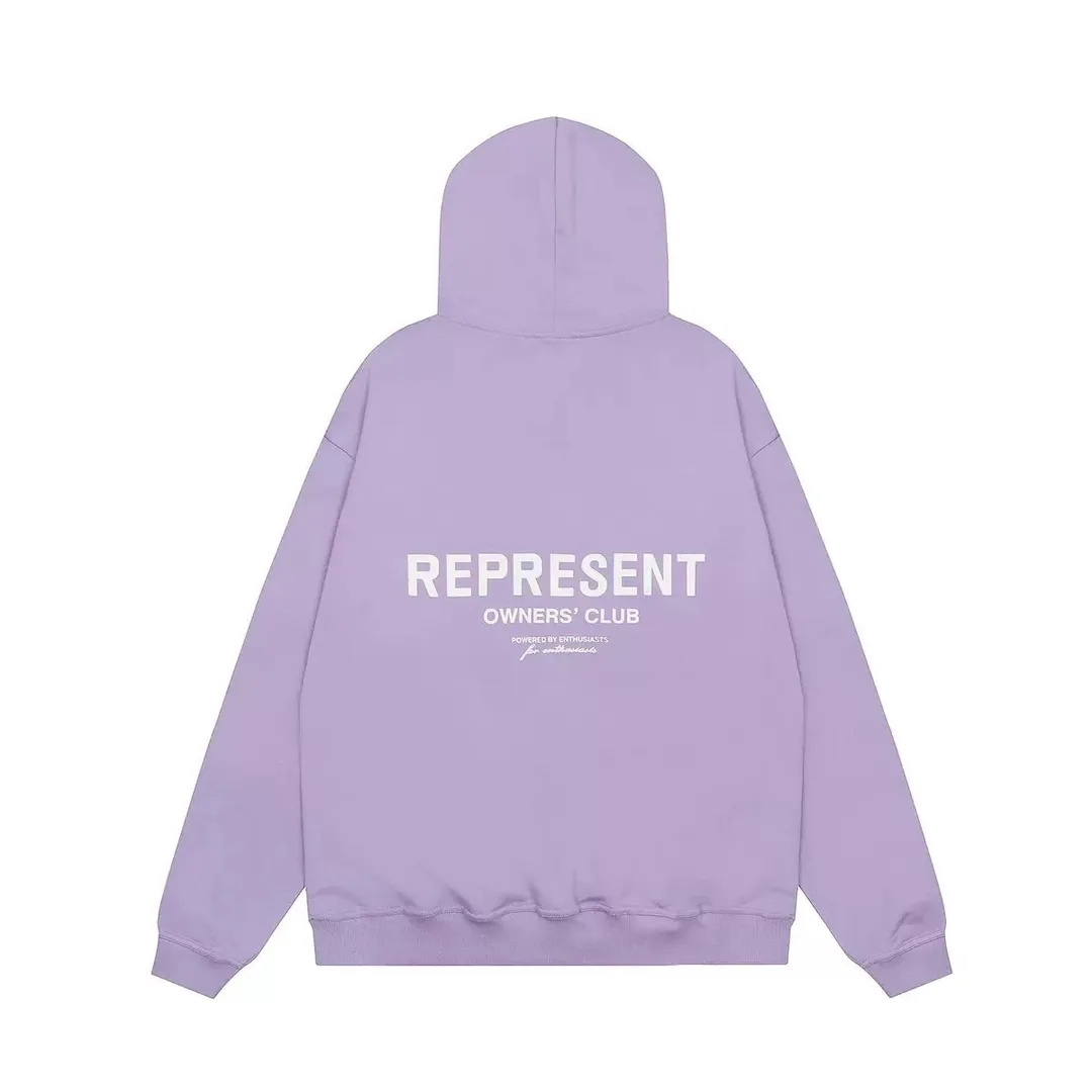 Represent Logo Print Hooded Hoodie — Photo 10