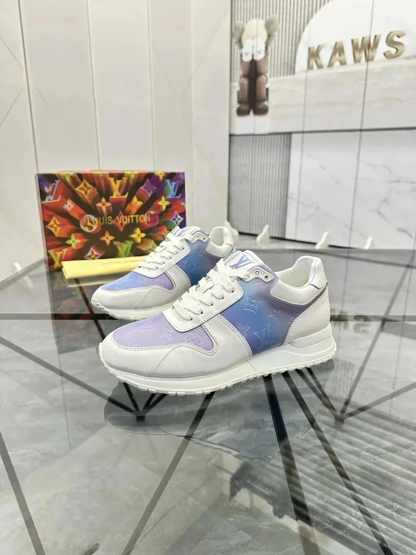 Louis Vuitton Run Away White Basic Sneakers — QC