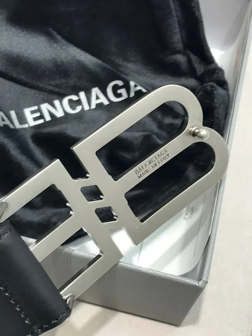 Balenciaga Signature Coated Canvas Belt — QC