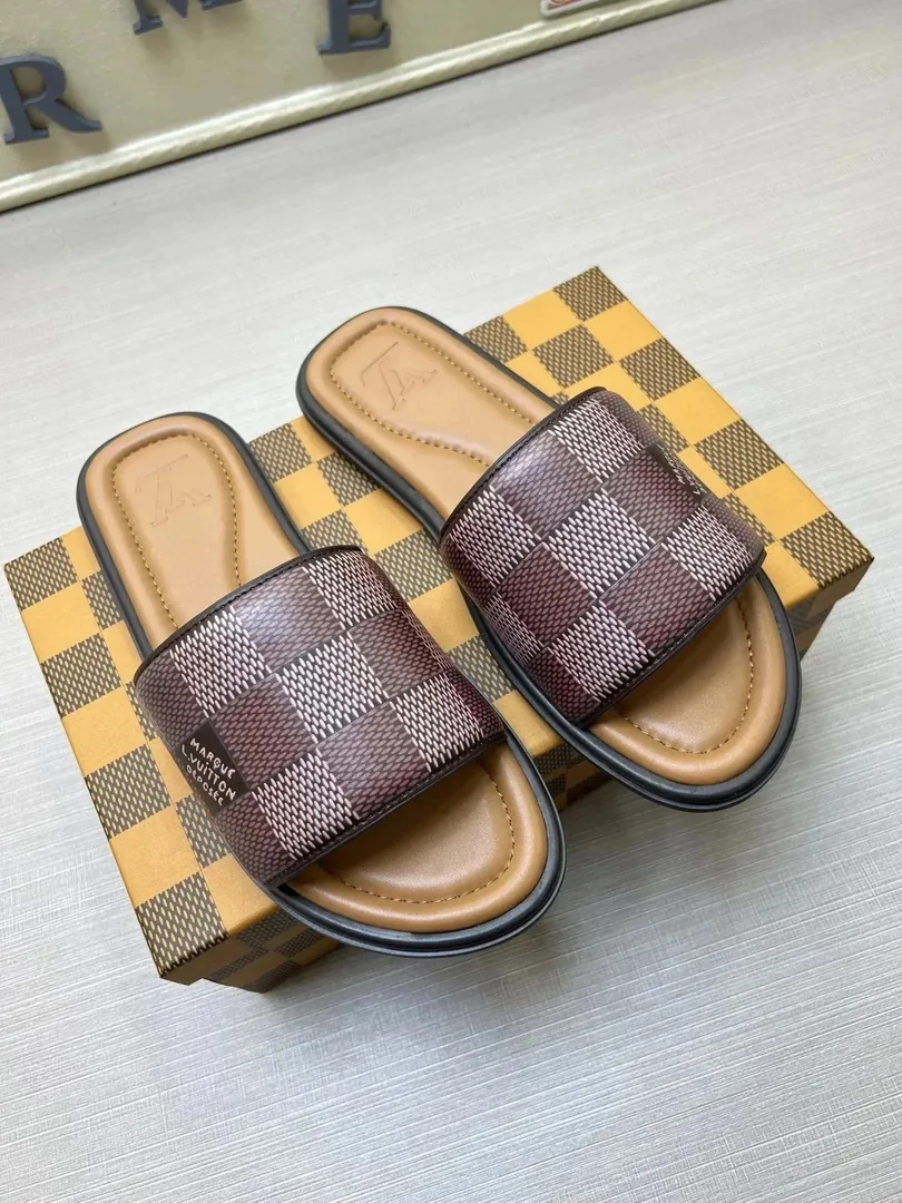 Leather Slides — QC