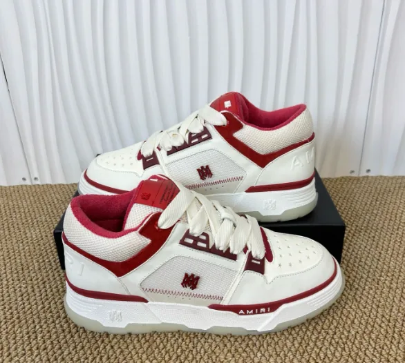 Amiri MA-1 White Grey Puffy Sneakers — QC