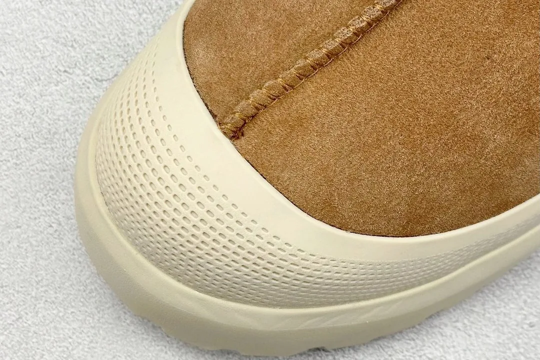 UGG Tasman Weather Hybrid Beige Shearling Waterproof Snow Boots — Photo 11