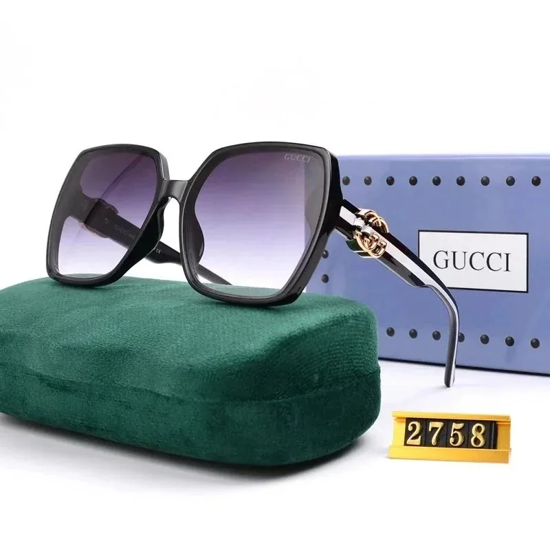 Gucci GG Logo Rectangular Sunglasses — QC