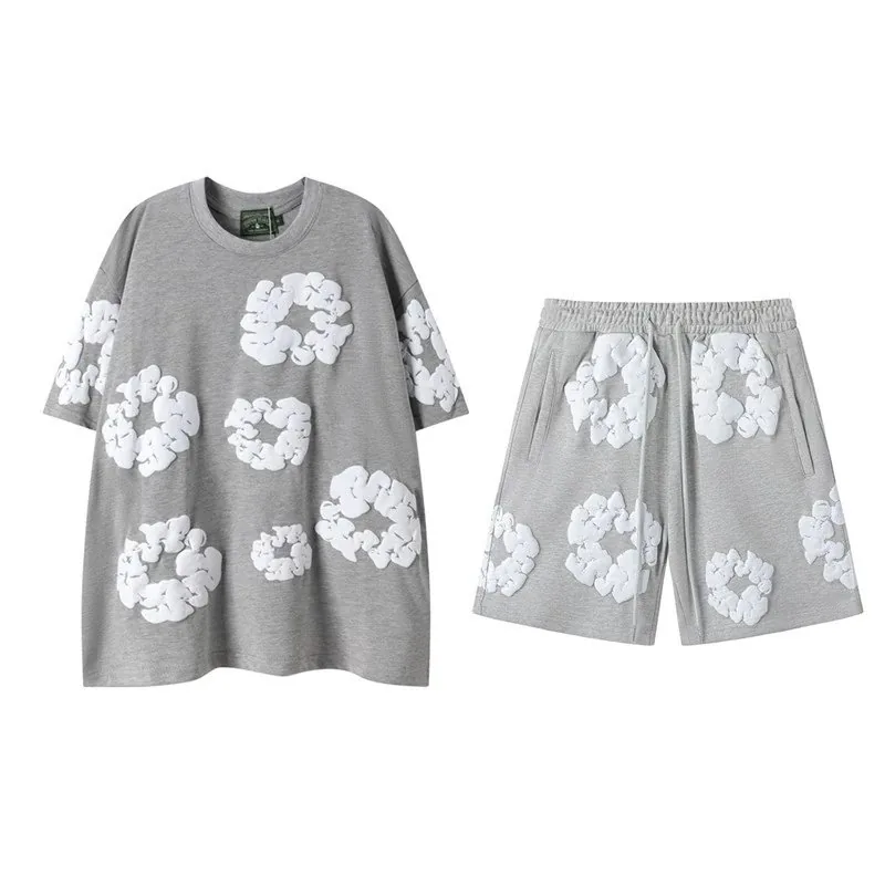 Fleece Foam Print Hoodie Set — Photo 14