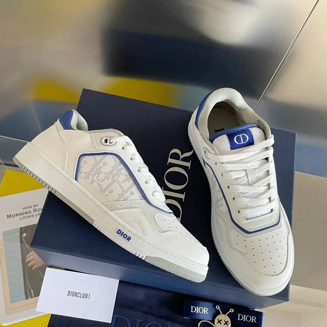 Dior B27 Black White Low Sneakers — Photo 11