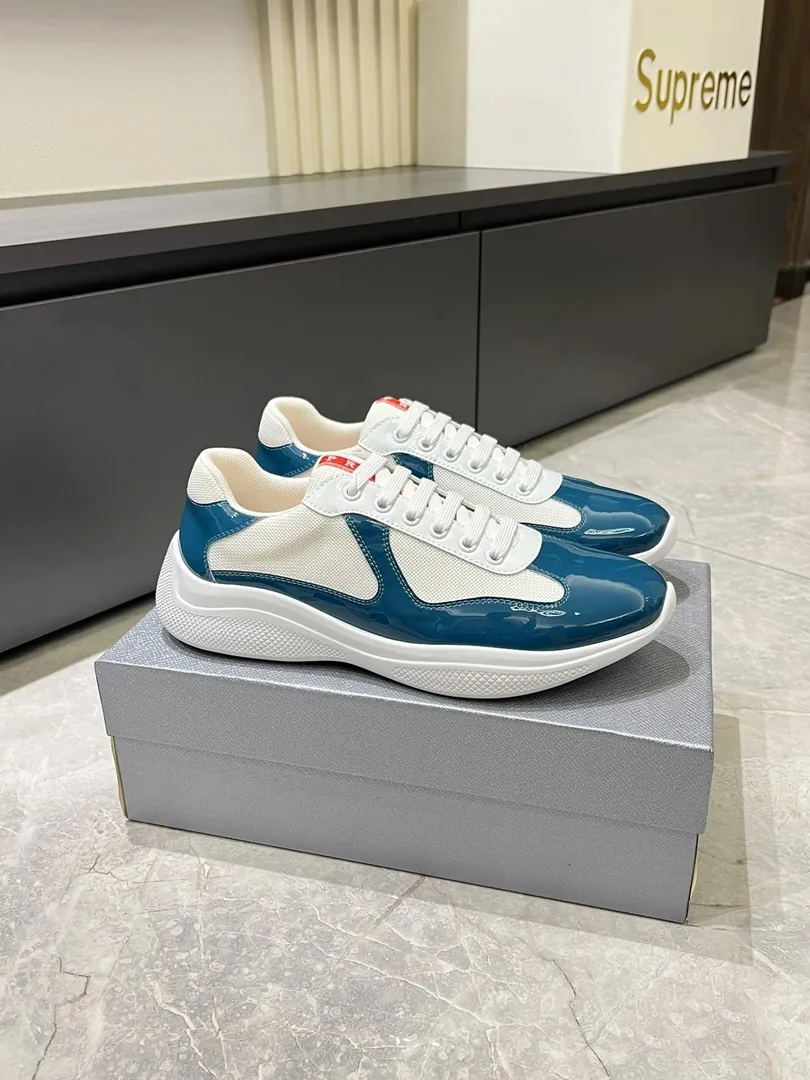Prada America's Cup Beige Court Sneakers — photo 5