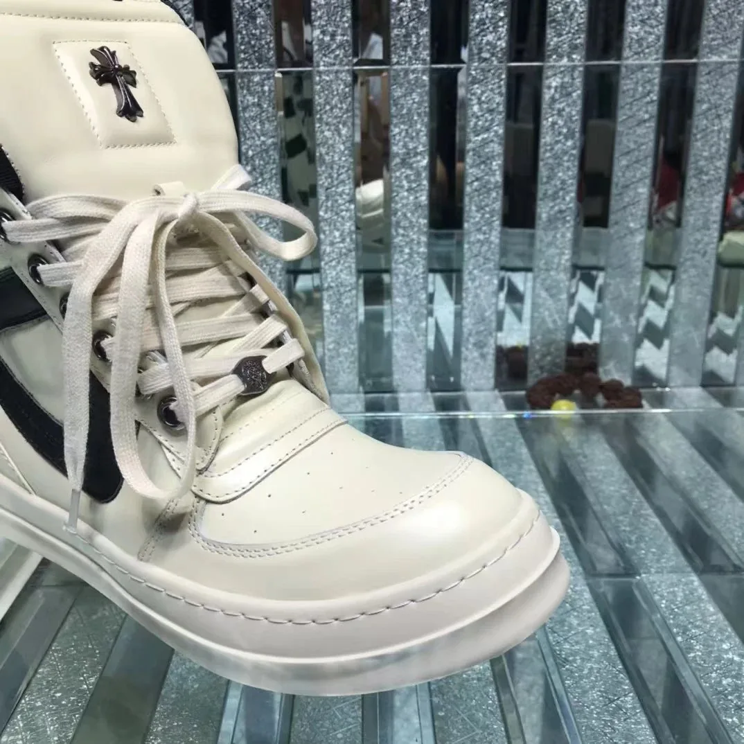 Chrome Hearts White Collab High-Top Sneakers — photo 11
