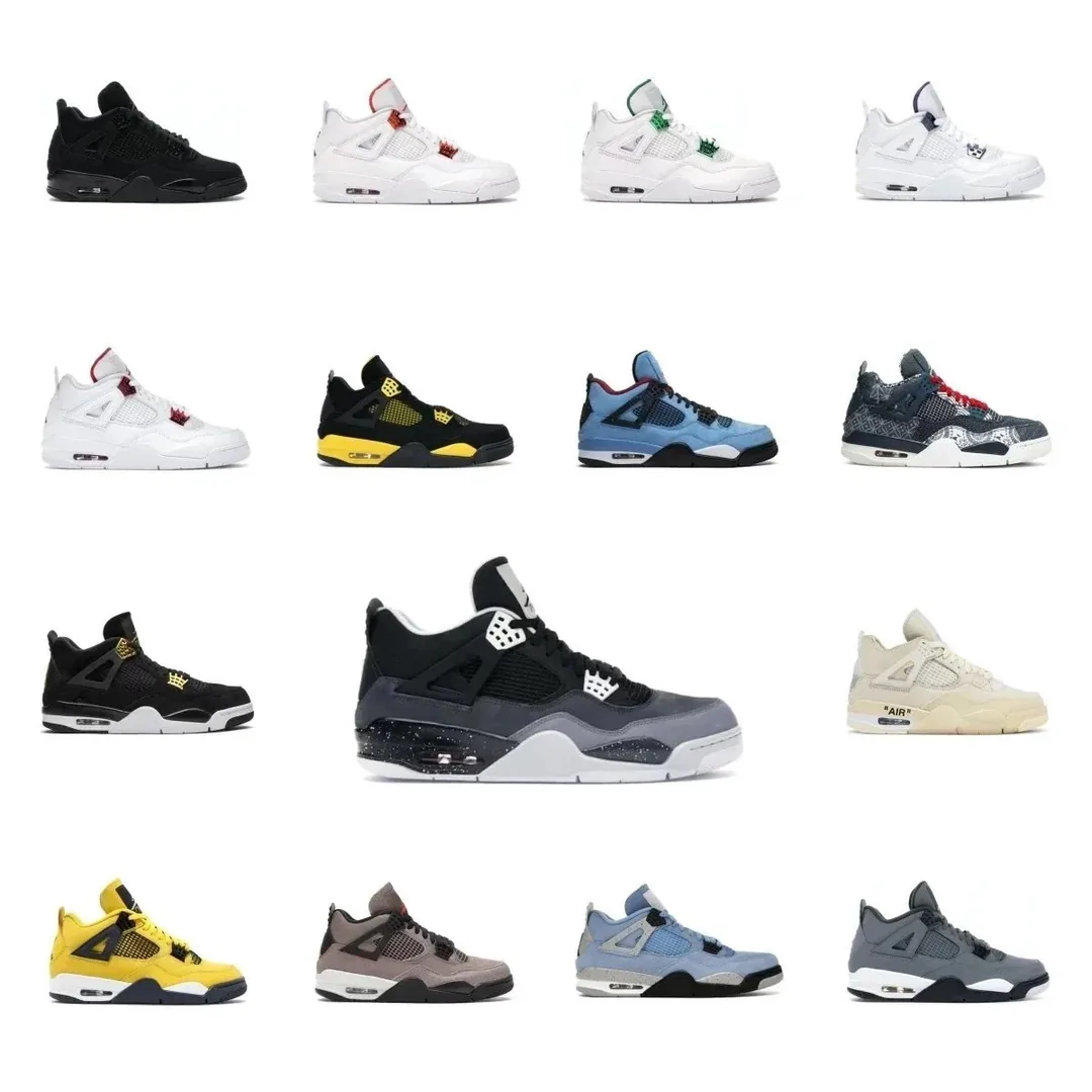 Air Jordan 4 Black Sneakers