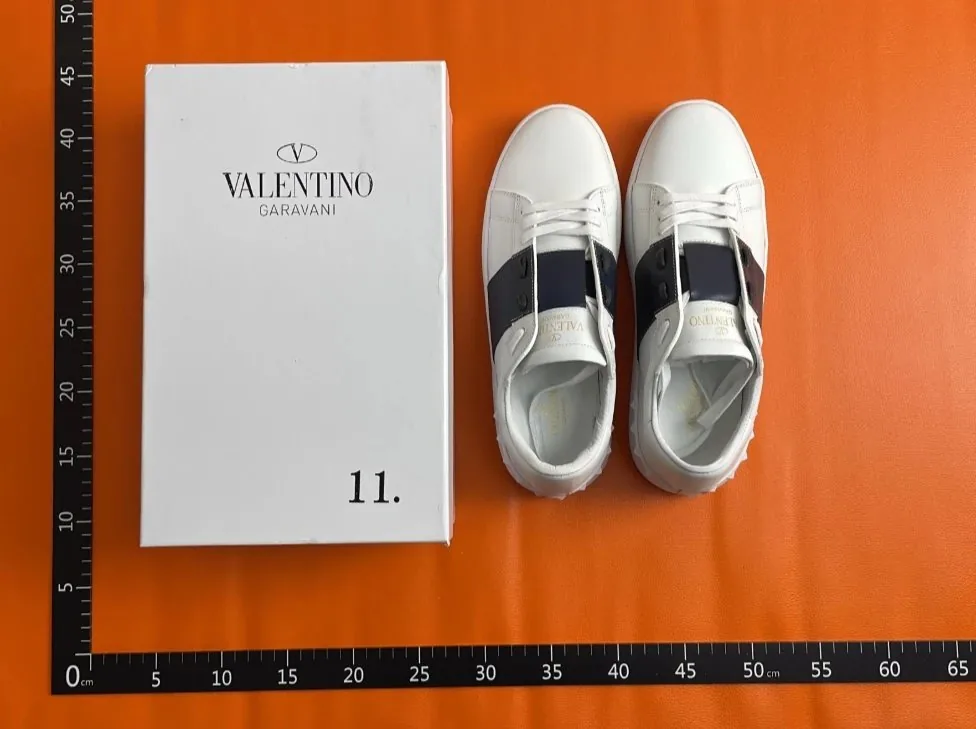 Valentino Open Sneaker White Trainers — Photo 11