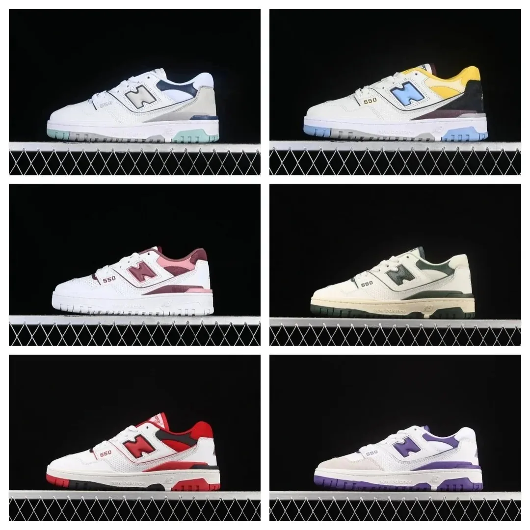 New Balance 550 Retro Lace-Up Skate Shoes