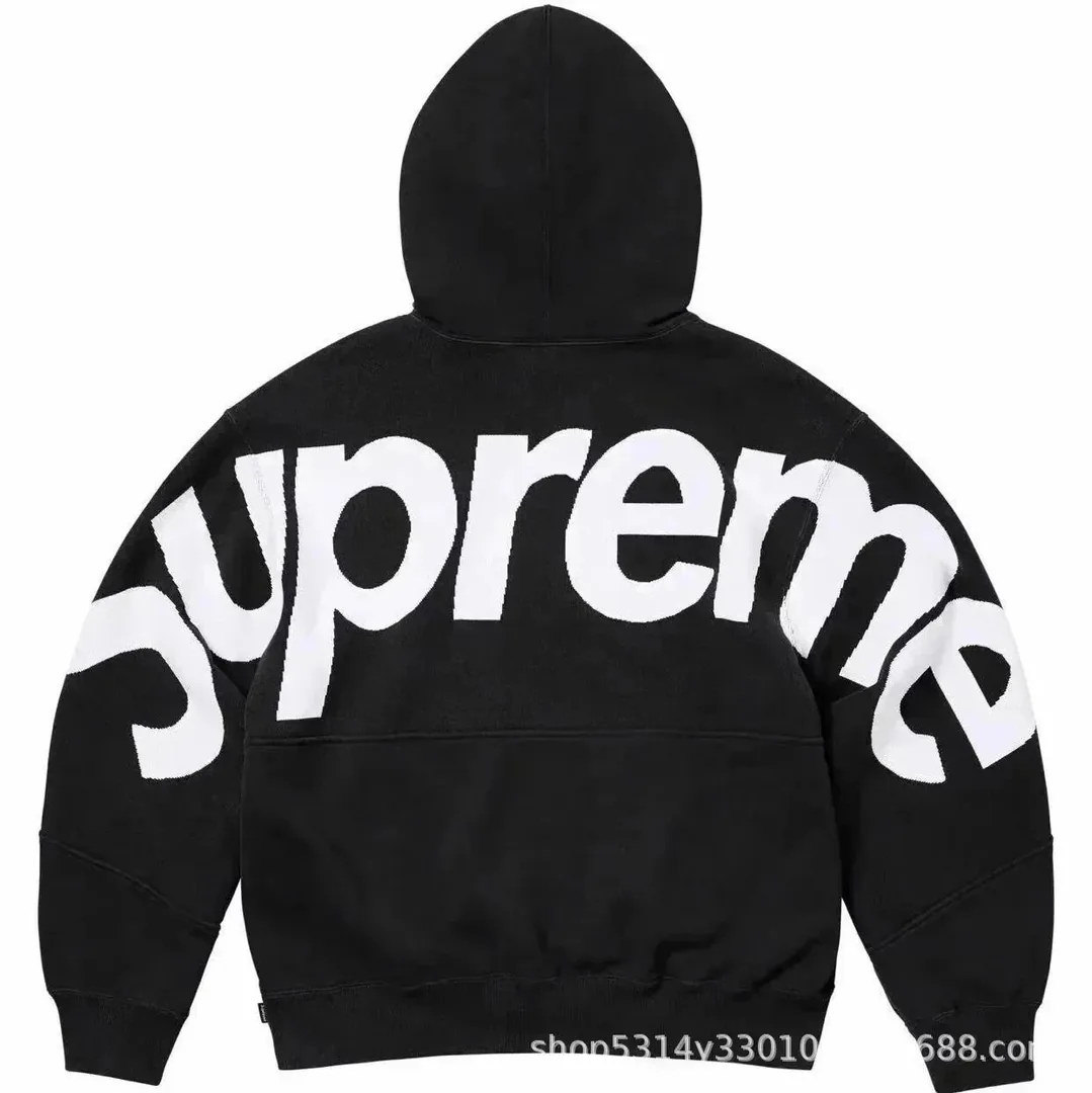 Letter Embroidered Streetwear Sweatshirt — Photo 13