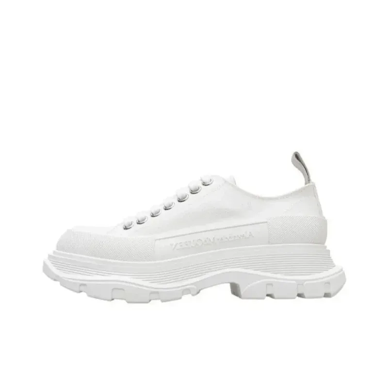 Alexander McQueen Oversized Sneaker White Low-Top Runners — Photo 15
