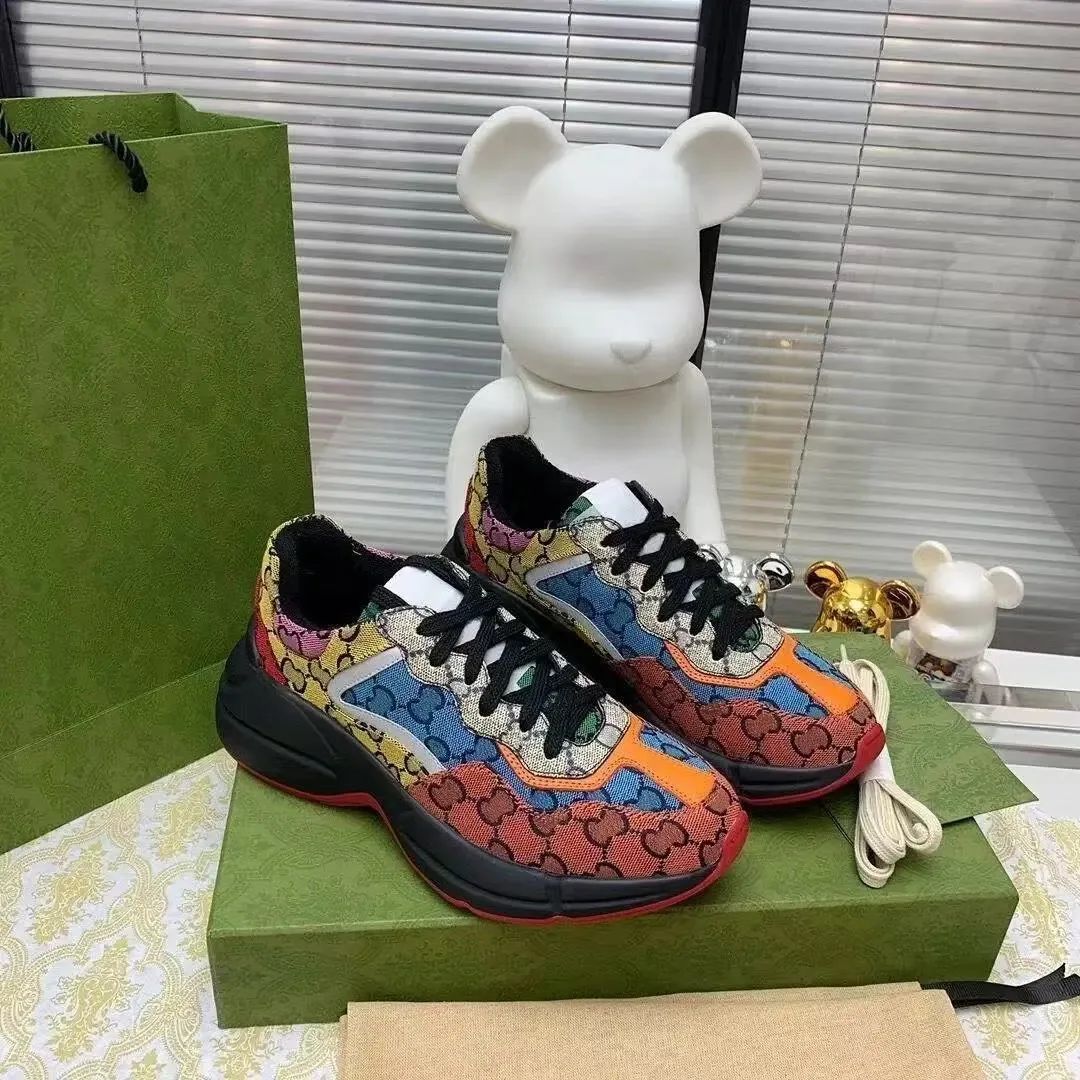 Gucci Run Beige Platform Dad Shoes — Photo 15