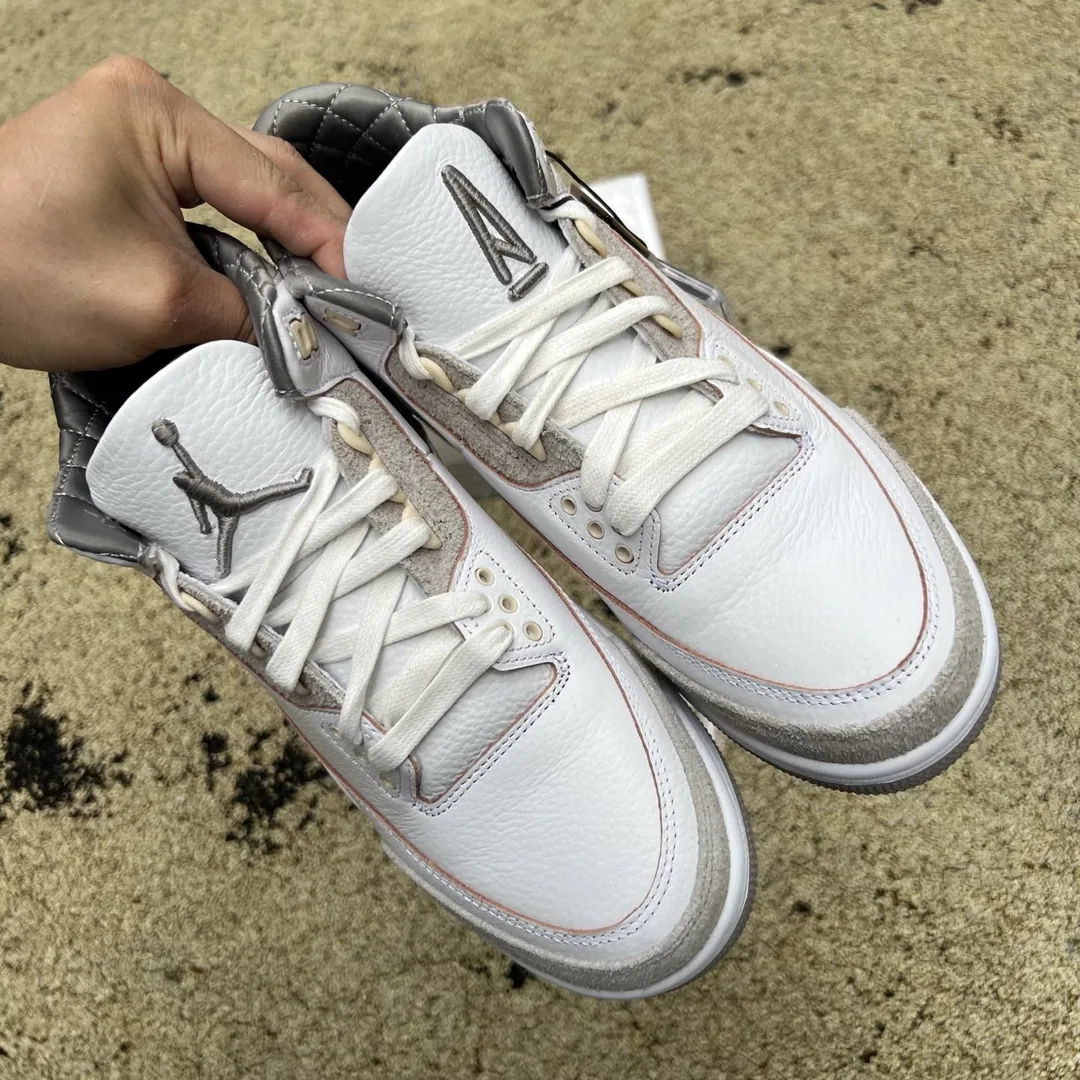 Air Jordan 3 Cream White Grey — Photo 6