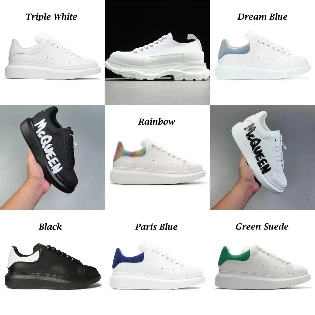 Alexander McQueen Oversized Sneaker White Low-Tops