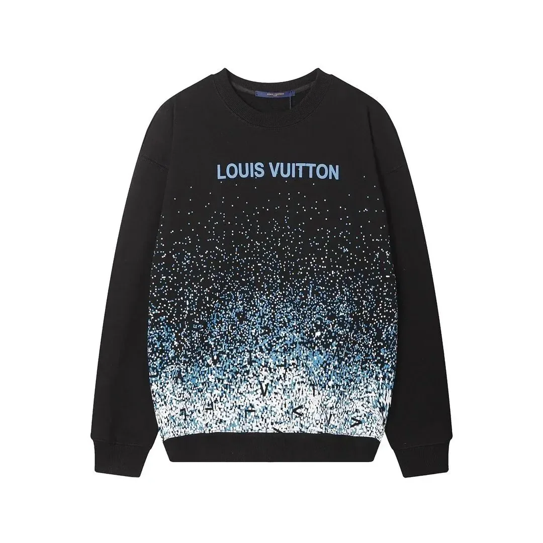 Louis Vuitton Gradient Logo Black Sweatshirt