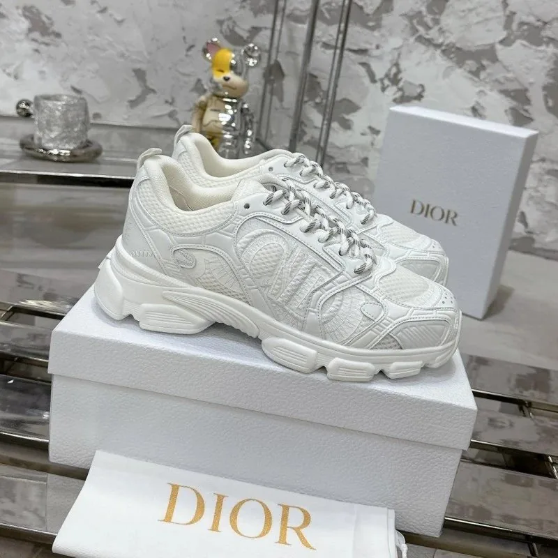 Dior Chrono White Sneakers — QC