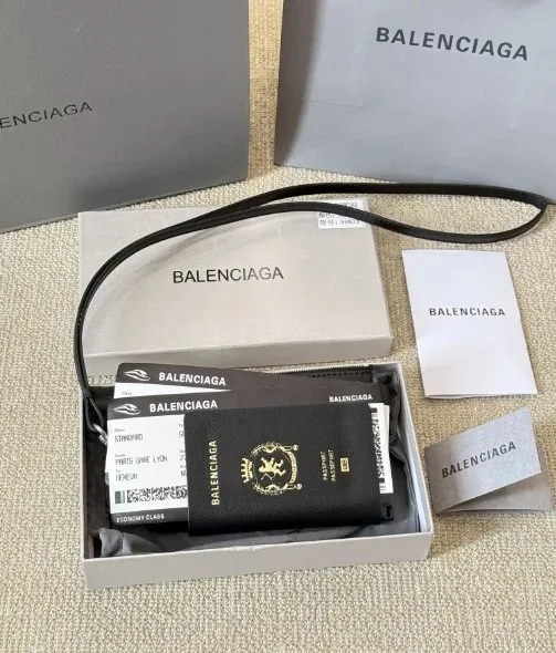 Balenciaga Leather Passport Holder — Photo 4