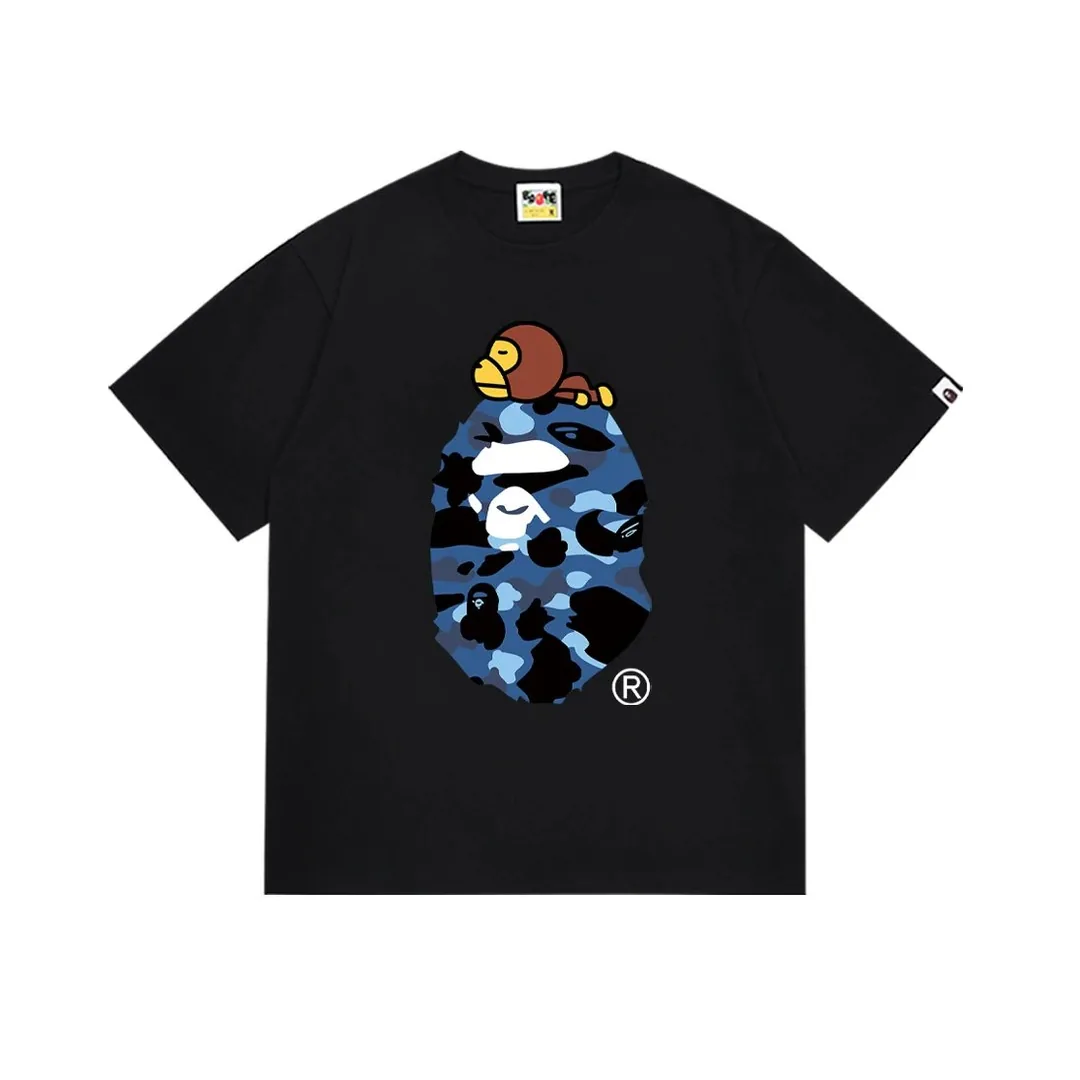Bape Ape Print Crewneck T-Shirt — Photo 15