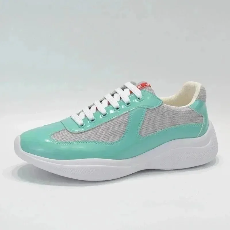 Prada America's Cup Pink Black Runners — Photo 14