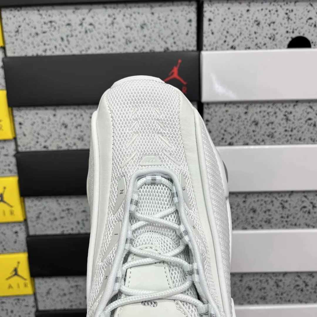 Nike White Grey Glide Basketball Shoes — QC