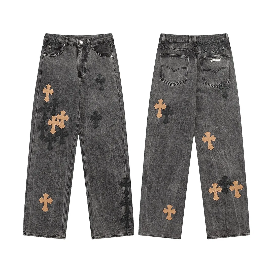 Chrome Hearts Washed Denim Pants — QC
