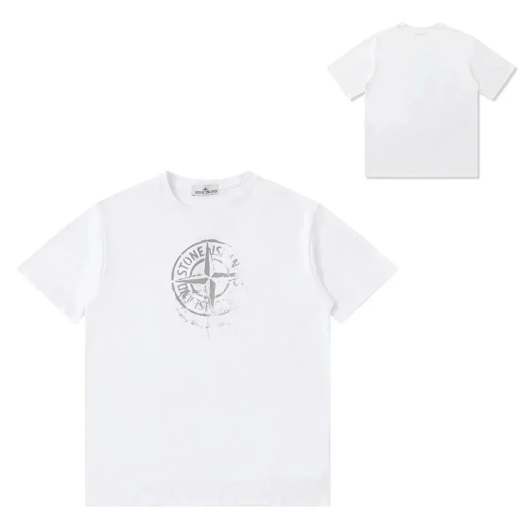 Stone Island Compass Print T-Shirt — Photo 7