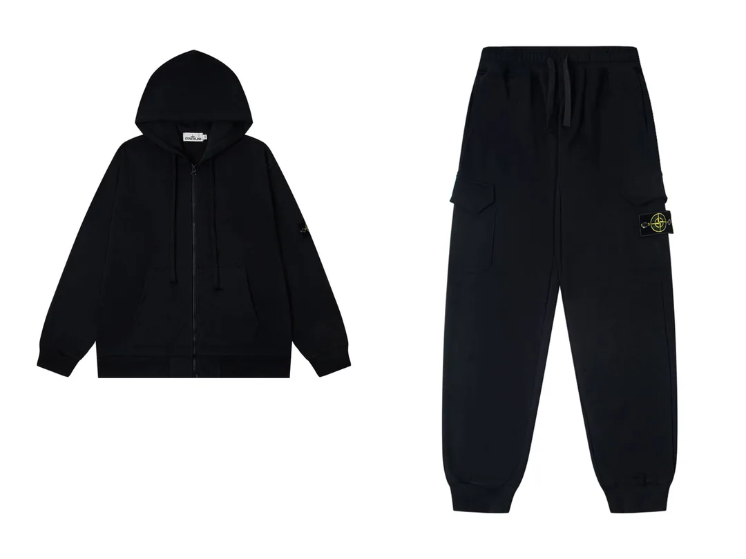Zip Hooded Sweatshirt Set — Photo 4