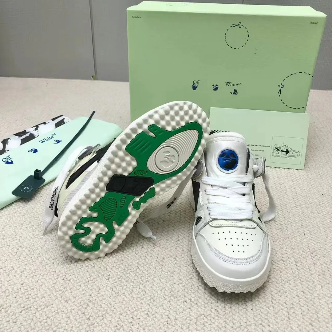 Off-White Odsy-1000 Full-Grain Leather Sneakers — QC
